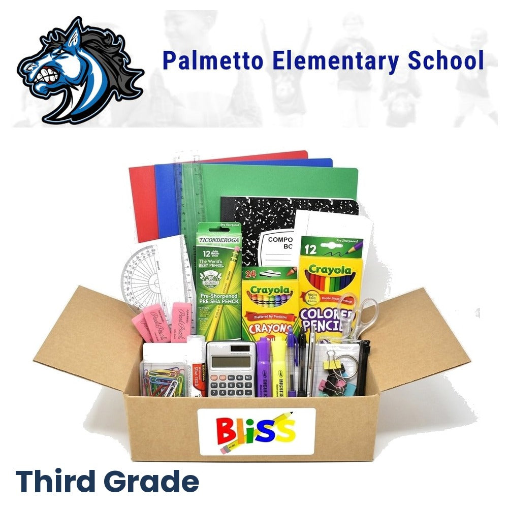 Palmetto Elementary School 3rd Grade School Supply Kit