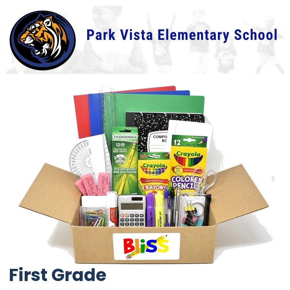 Park Vista Elementary School 1st Grade School Supply Kit
