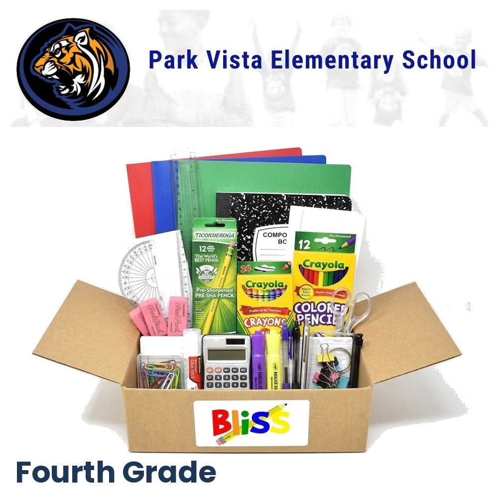 Park Vista Elementary School 4th Grade School Supply Kit