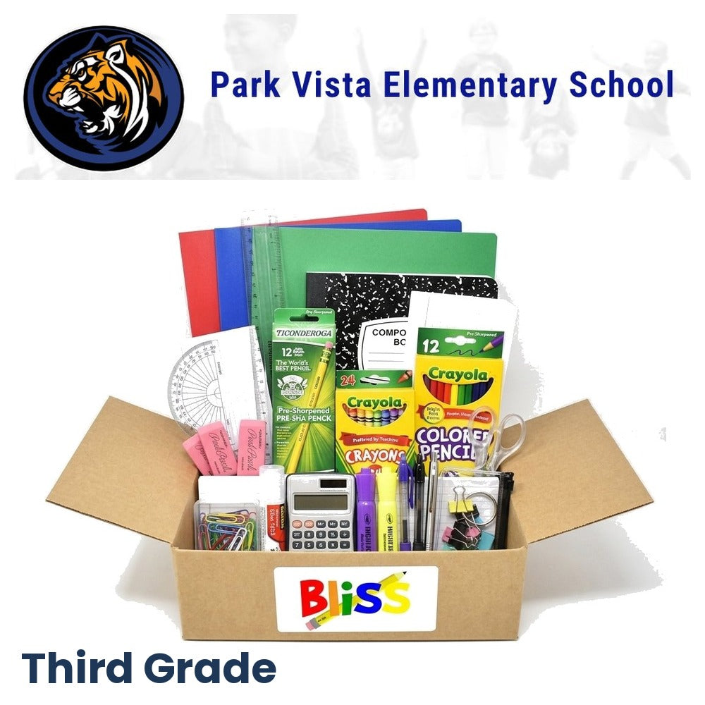 Park Vista Elementary School 3rd Grade School Supply Kit