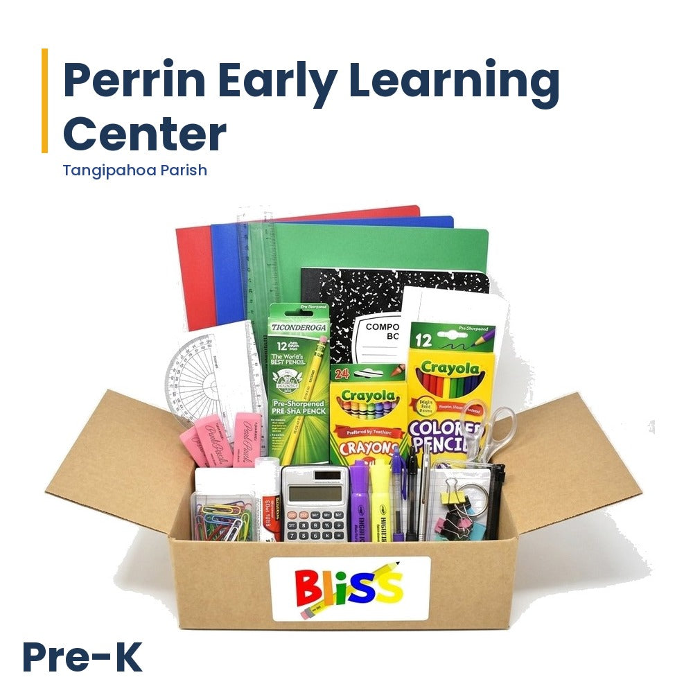 Perrin Early Learning Center Pre-K School Supply Kit