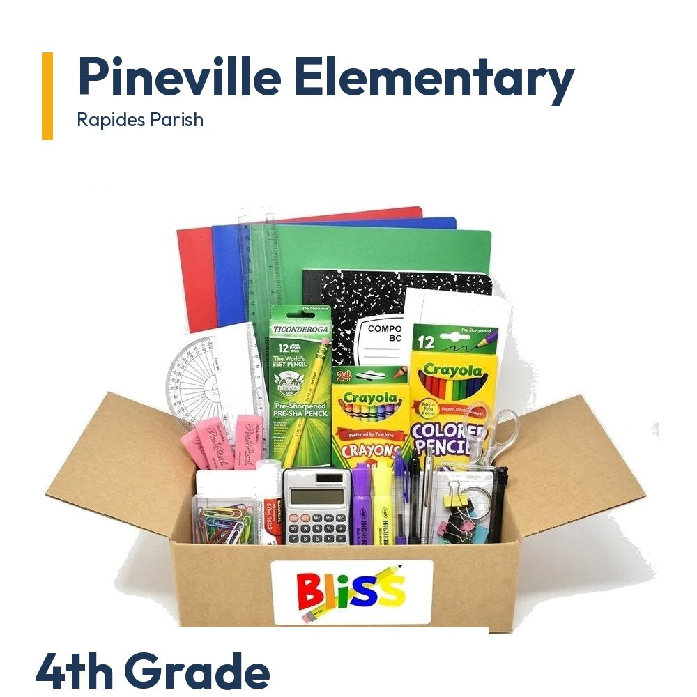 Pineville Elementary 4th Grade School Supply Kit