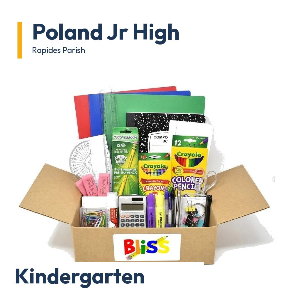 Poland Jr High Kindergarten School Supply Kit