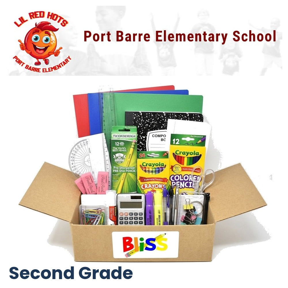 Port Barre Elementary School 2nd Grade School Supply Kit