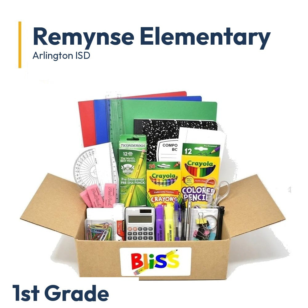 Remynse Elementary 1st Grade School Supply Kit
