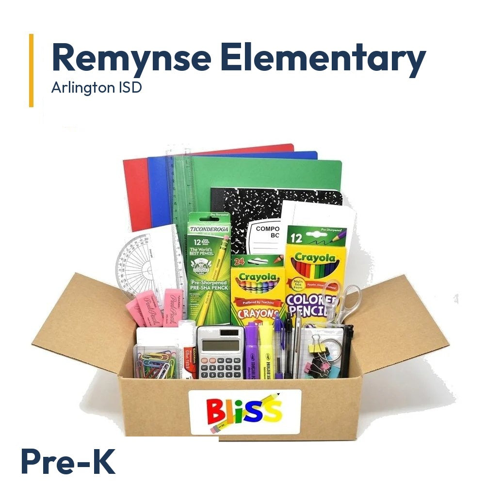 Remynse Elementary Pre-K School Supply Kit