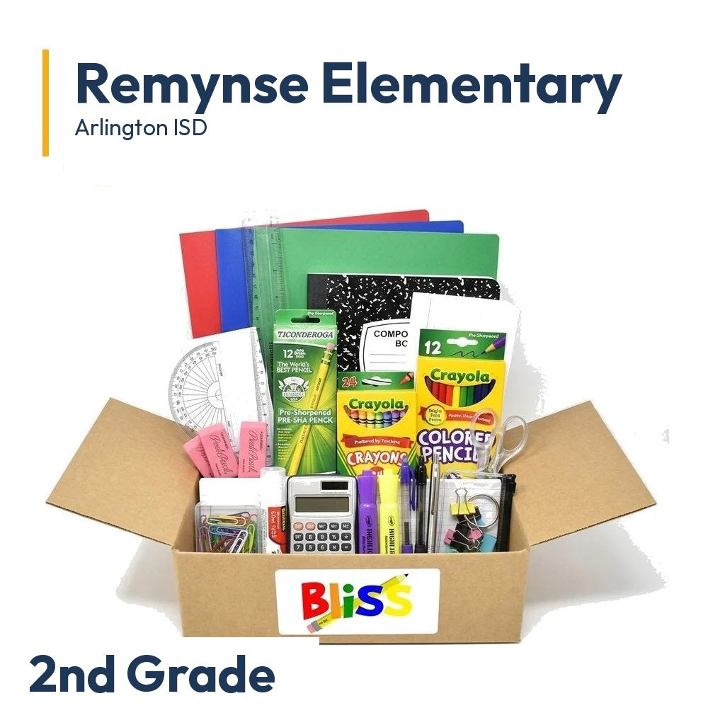 Remynse Elementary 2nd Grade School Supply Kit