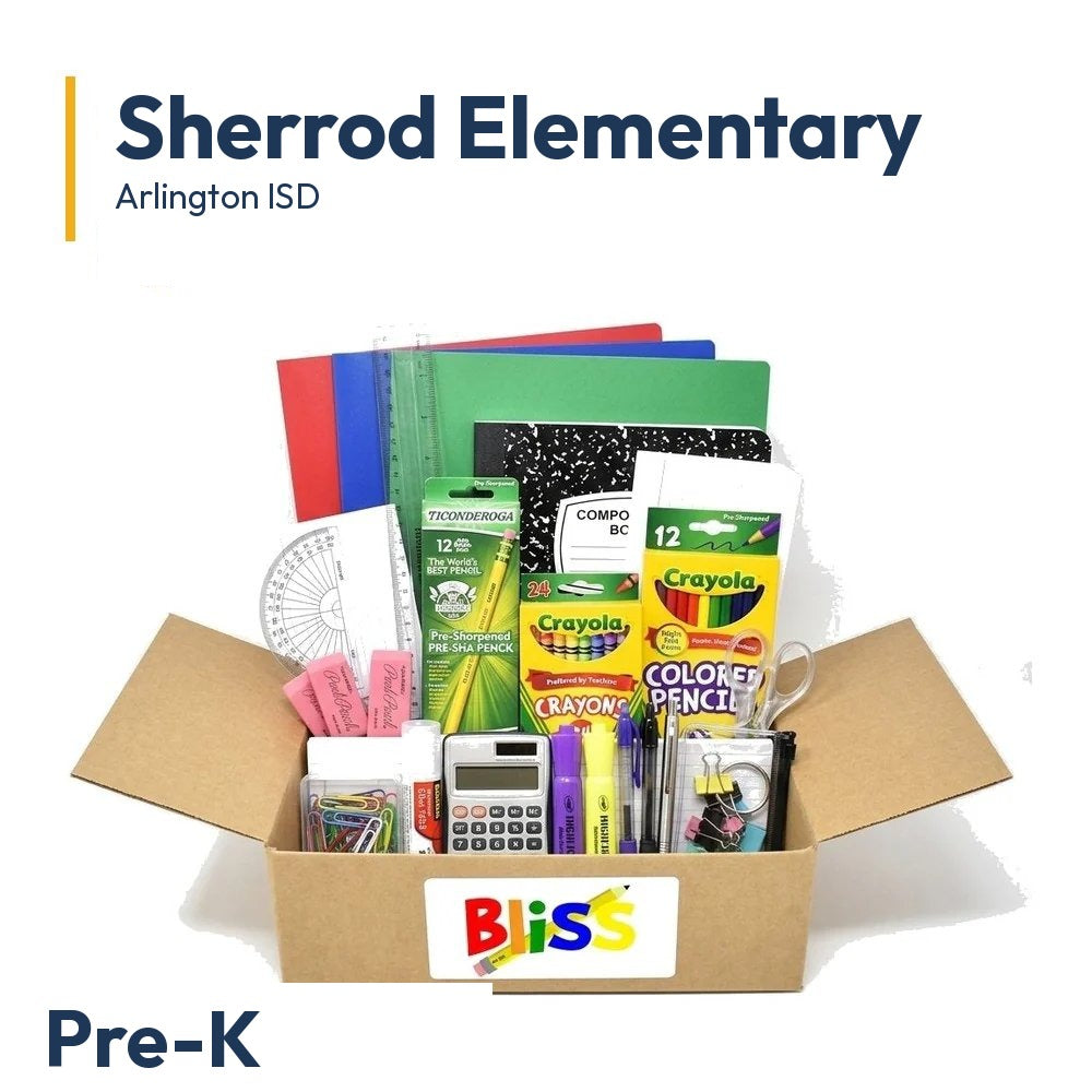Sherrod Elementary Pre-K School Supply Kit