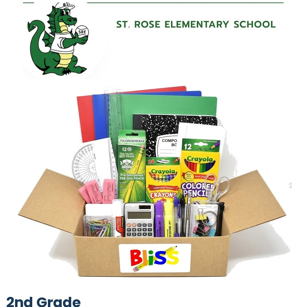St. Rose Elementary School 2nd Grade School Supply Kit