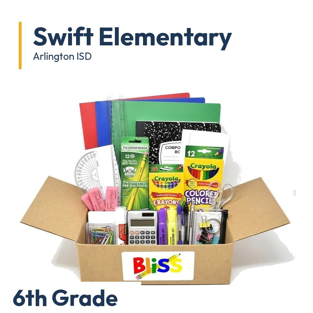Swift Elementary 6th Grade School Supply Kit