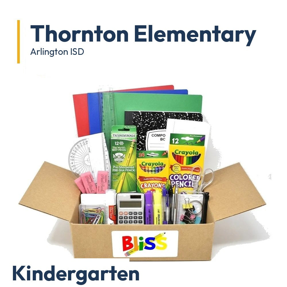 Thornton Elementary Kindergarten School Supply Kit