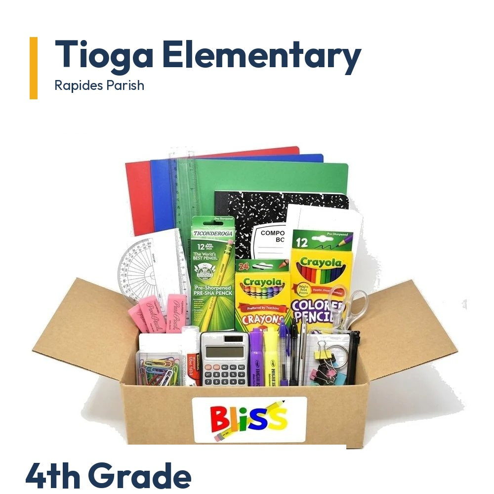 Tioga Elementary 4th Grade School Supply Kit