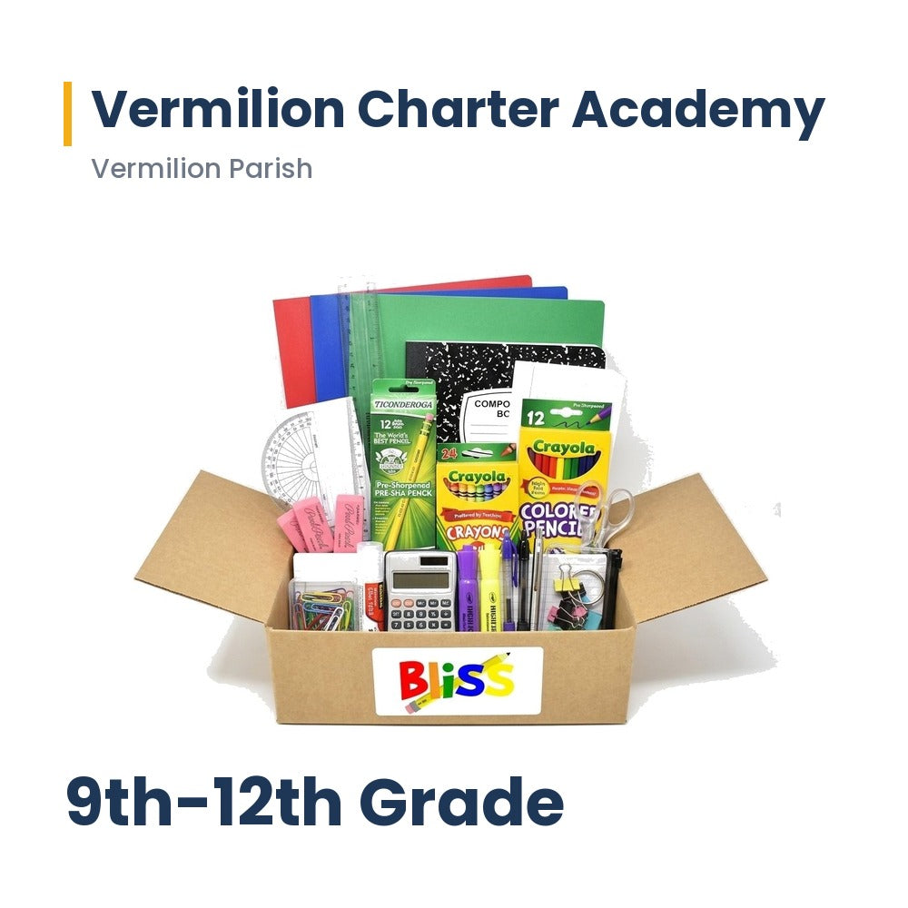 Vermilion Charter Academy - 9th-12th Grade School Supply Kit