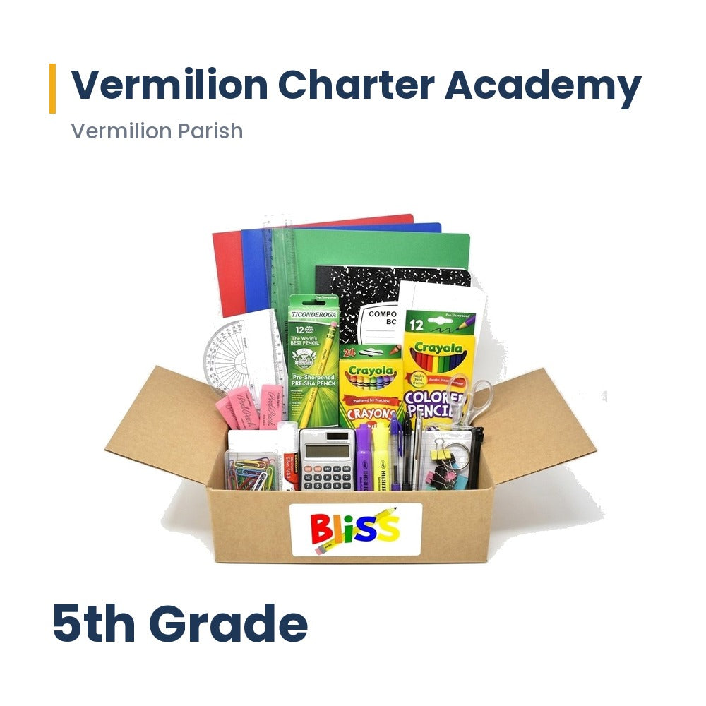 Vermilion Charter Academy - 5th Grade School Supply Kit