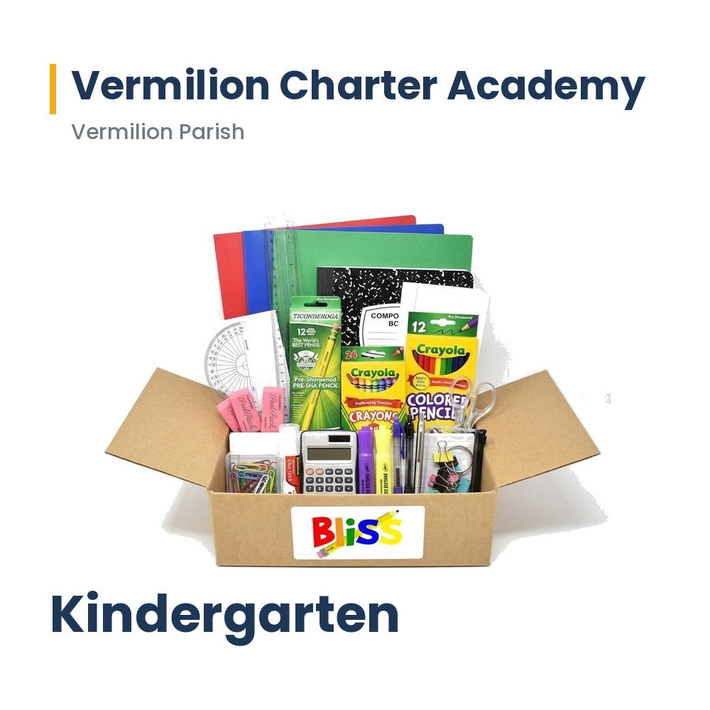 Vermilion Charter Academy - Kindergarten School Supply Kit