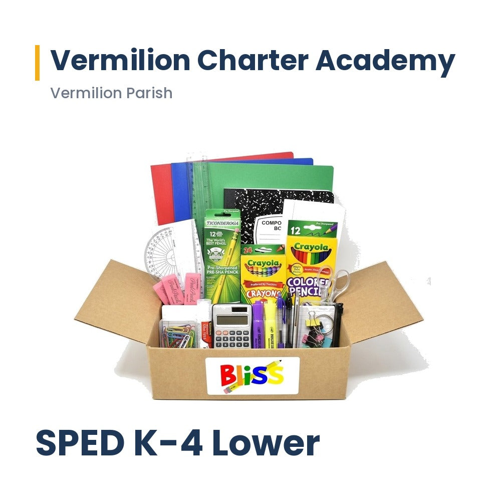Vermilion Charter Academy - SPED K-4 (Lower Campus) School Supply Kit