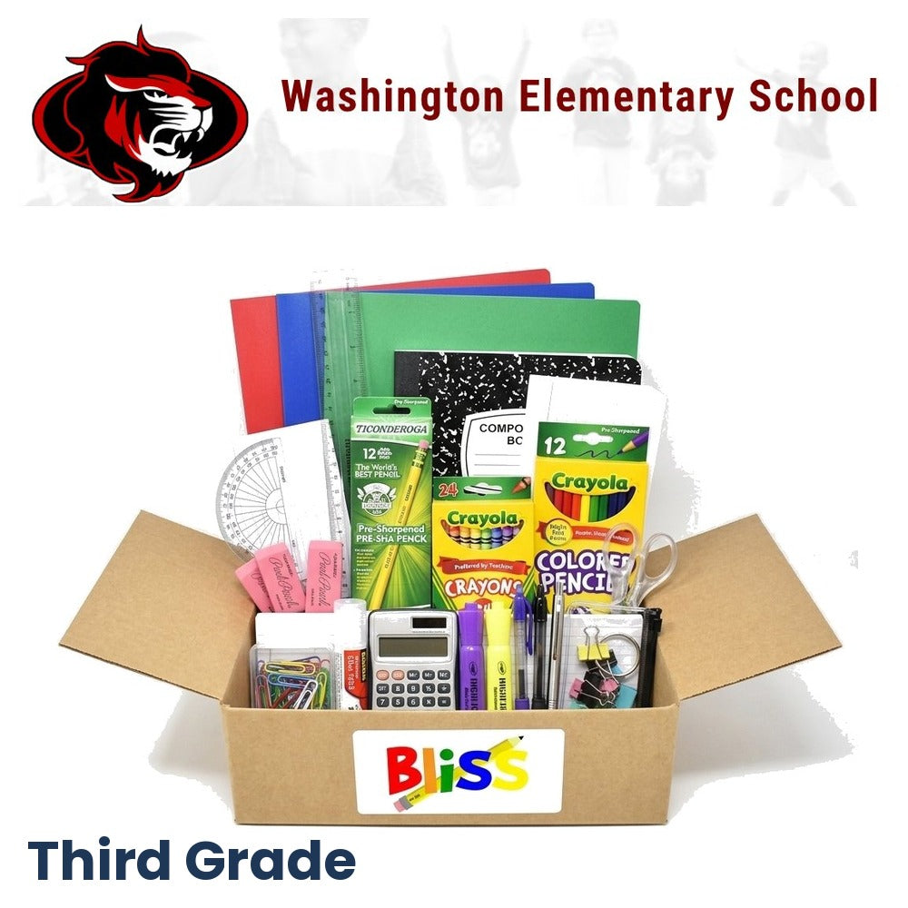 Washington Elementary School 3rd Grade School Supply Kit