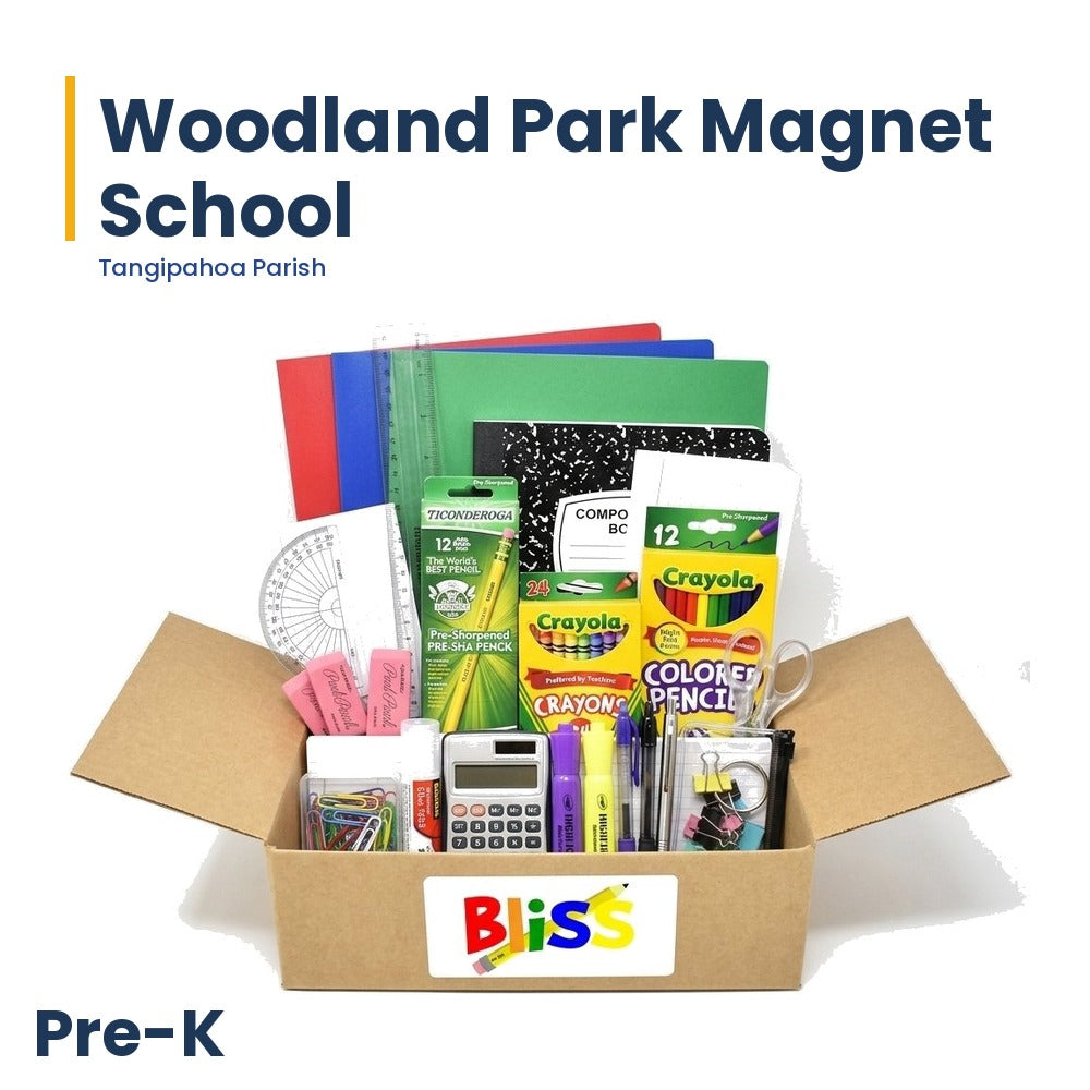 Woodland Park Magnet School Pre-K School Supply Kit