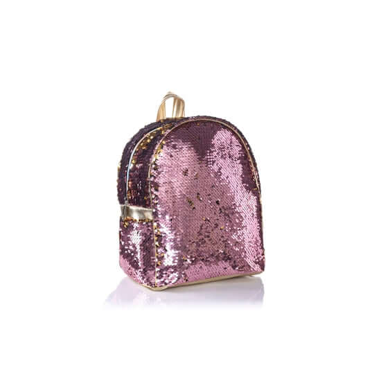 Sequin Backpack in Pink