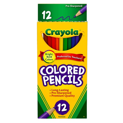Crayola Colored Pencils 12ct, Pre-Sharpened