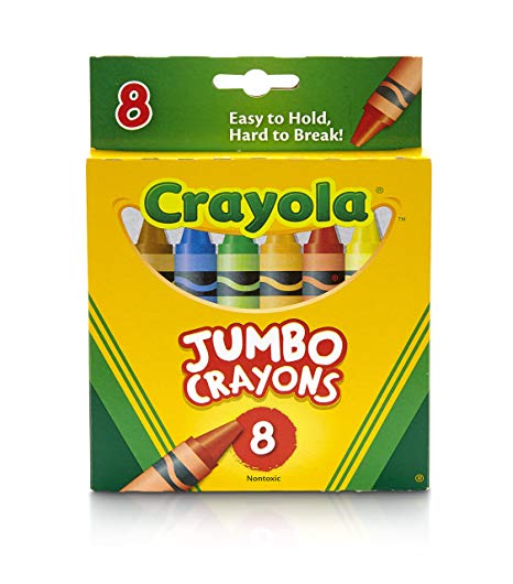 Crayola 8ct Jumbo Crayons, Assorted Colors