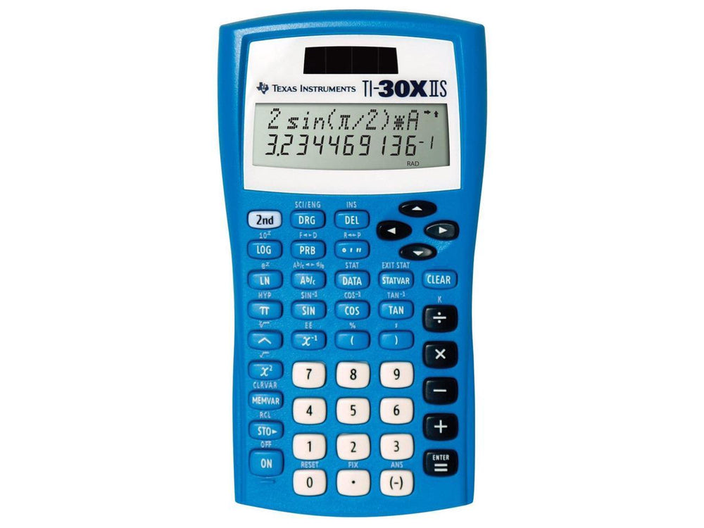 Texas Instruments TI-30XIIS 10-Digit Scientific Calculator, Blue