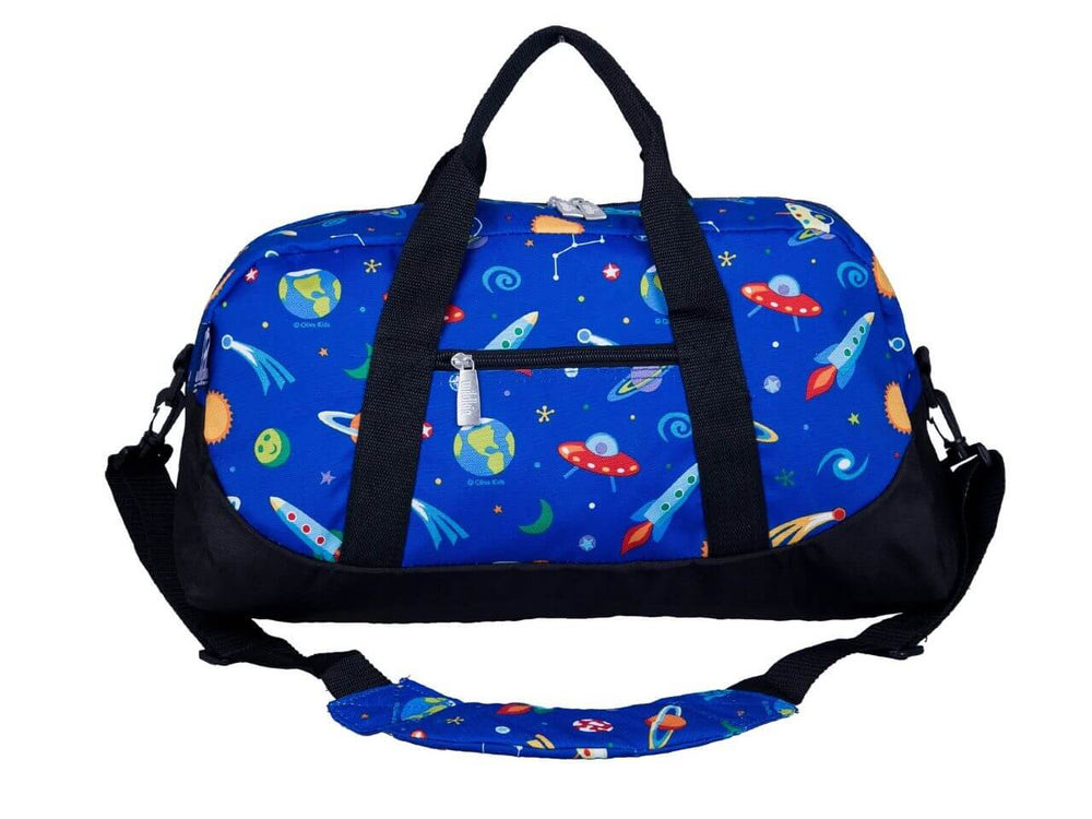 Out of this world space kid's duffel bag