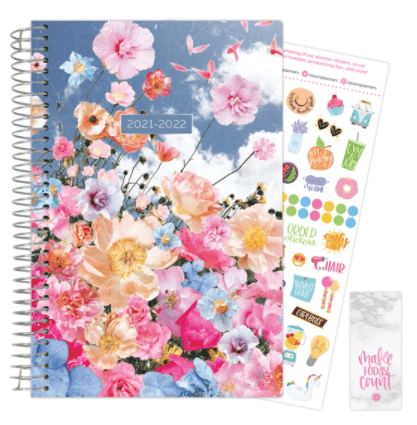 2021-22 Soft Cover Daily Planner & Calendar, Peony Dreams