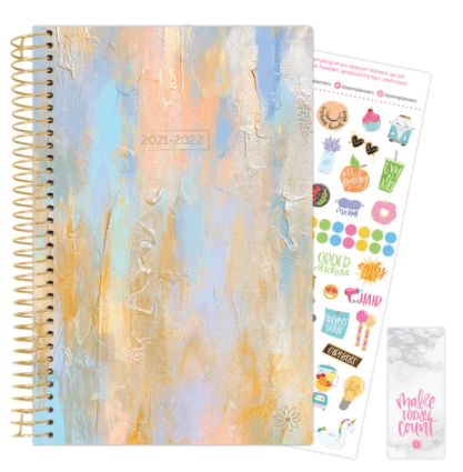 2021-22 Soft Cover Daily Planner & Calendar, Beach Glass