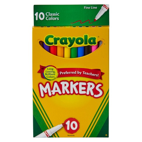 Crayola Markers Fine Line 10ct Classic