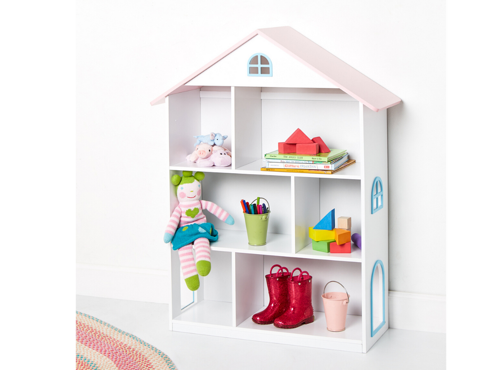 White Dollhouse Bookcase Bookcases
