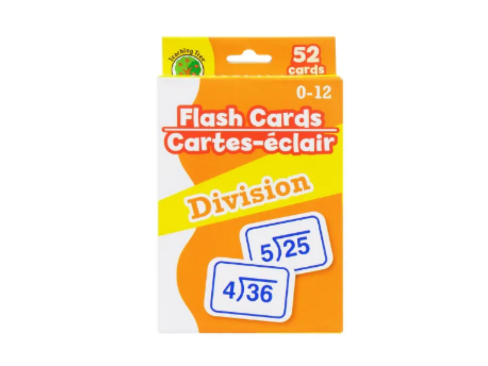 Math Flash Cards - Division