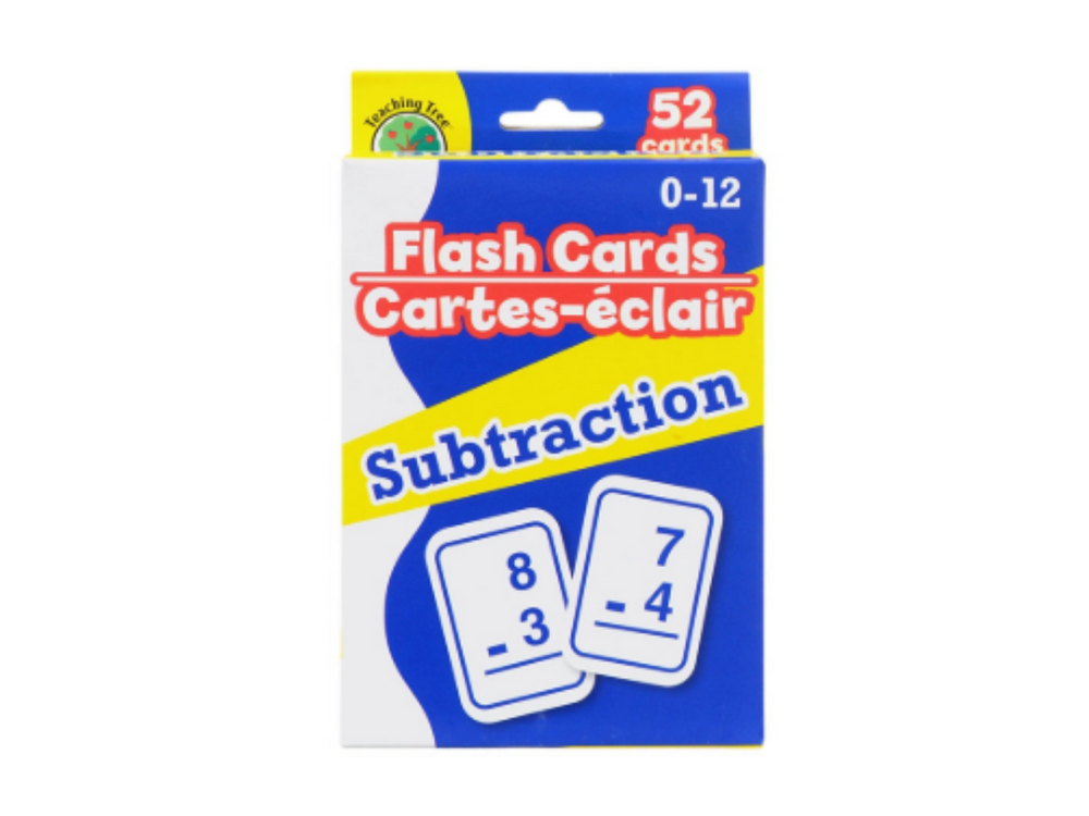 Math Flash Cards - Subtraction
