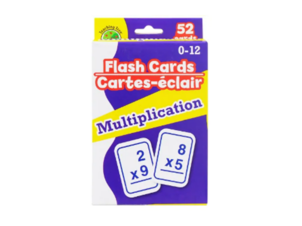 Math Flash Cards - Multiplication