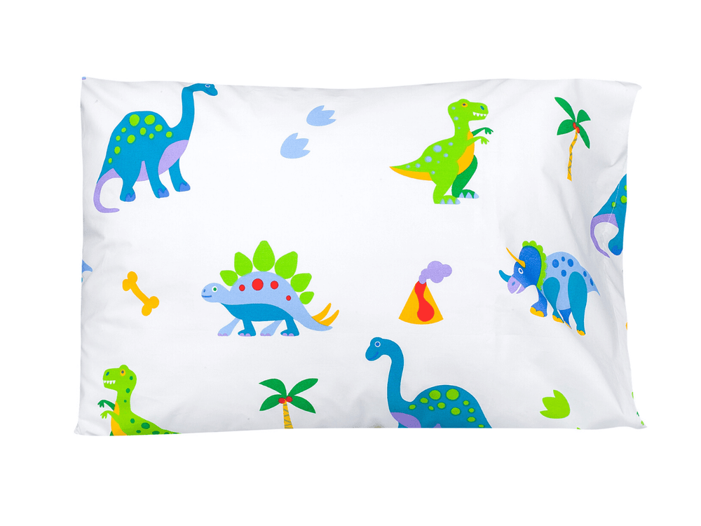 100% Cotton Pillow Cases - Dinosaur Land
