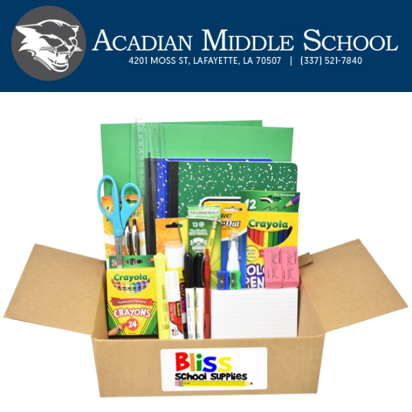 Acadian Middle School - 6th through 8th Grade