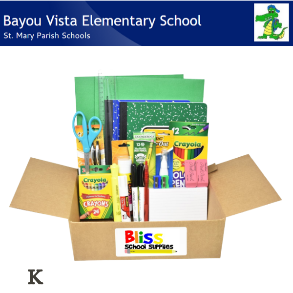 Bayou Vista Elementary - Kindergarten