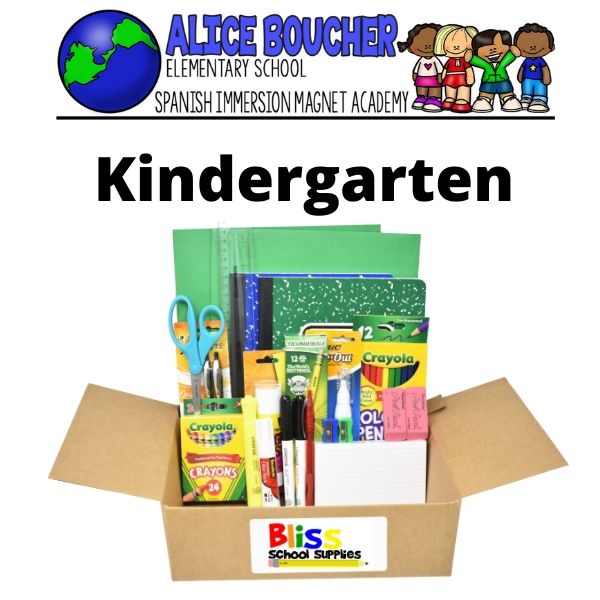 Alice Boucher - Kindergarten School Supply Kit