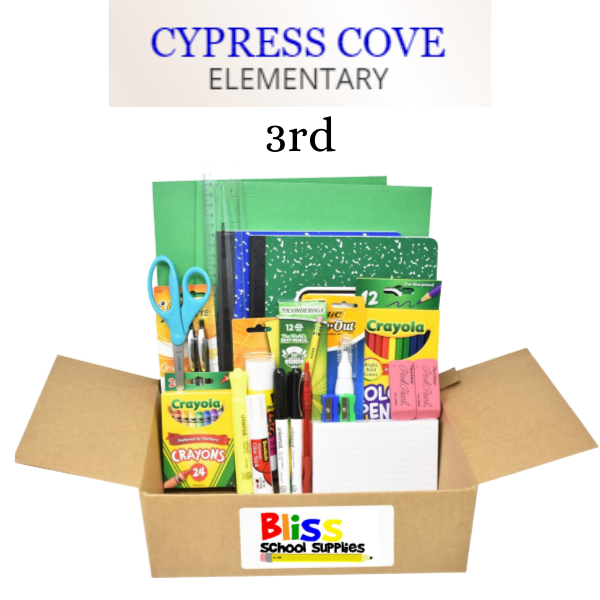 Cypress Cove Elementary - Third Grade | Supply Kits - Bliss EDU