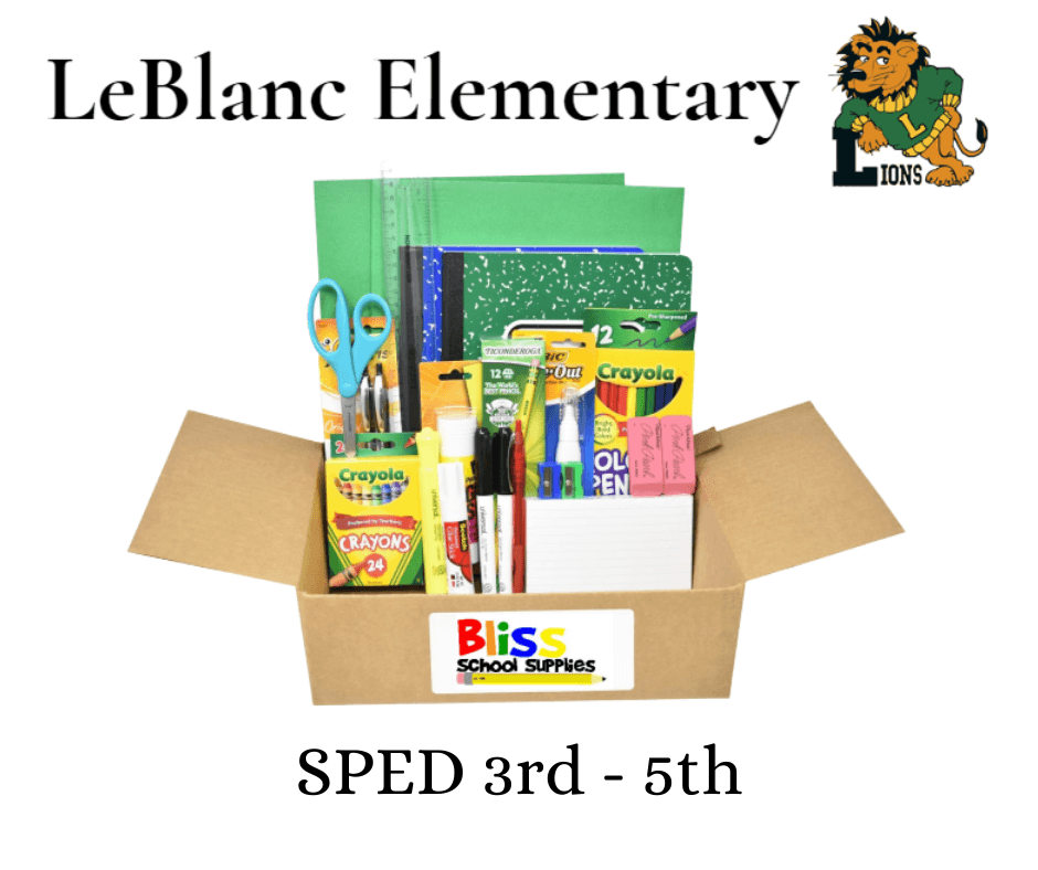 Leblanc Elementary - SPED 3rd - 5th Grade
