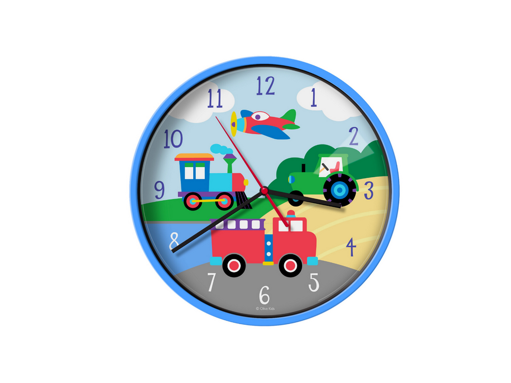 Wall Clock - Trains, Planes & Trucks