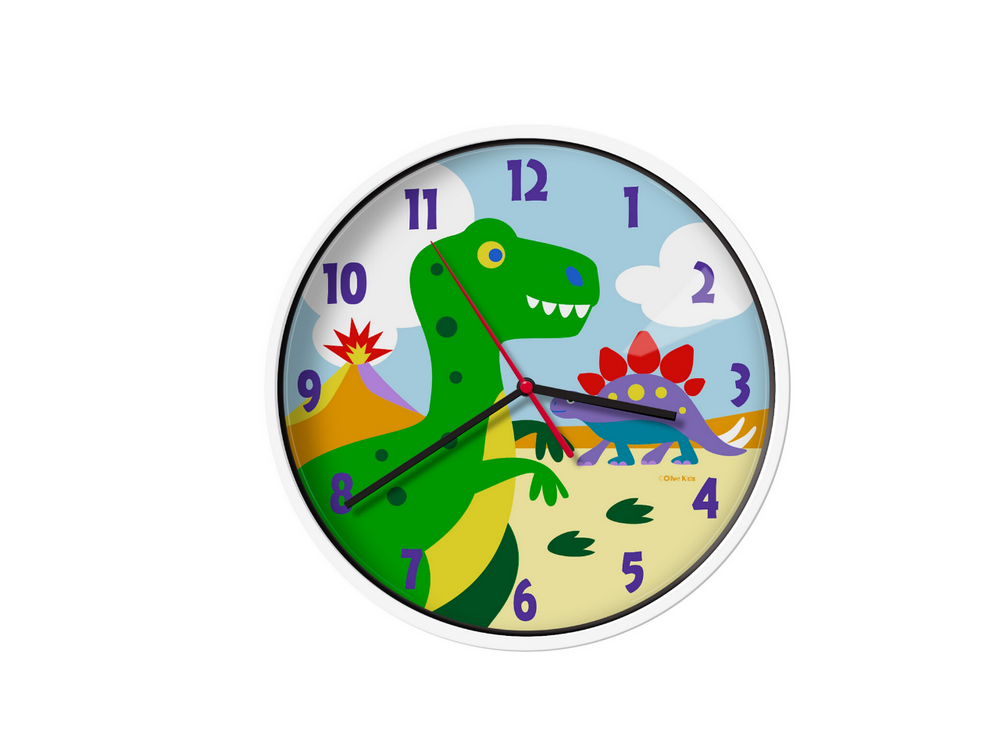 Wall Clock - Dinosaur Land