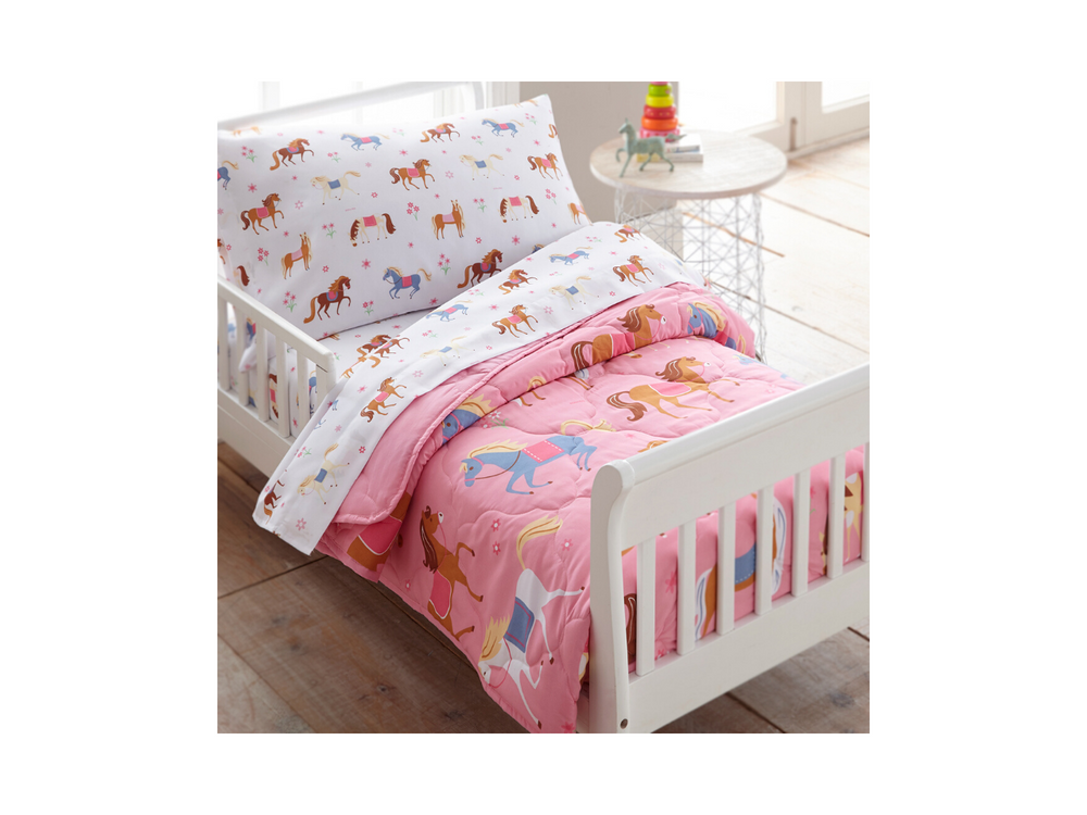 4 Piece Toddler Set - Horses