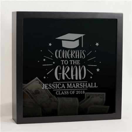 Personalized Congrats Grad Shadow Box