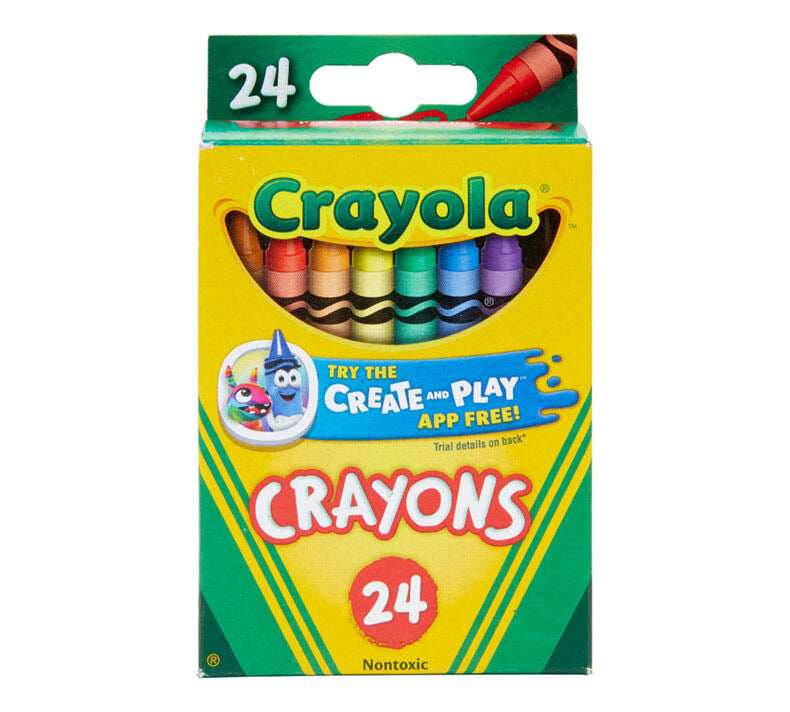 Crayola Kid's 8 Count Large Washable Crayons - Assorted - 8 / Box - Arts &  Crafts, Crayola, LLC