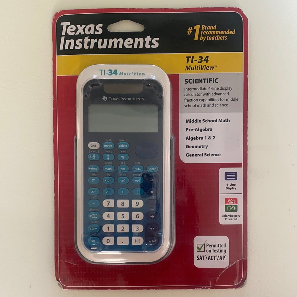 Texas Instrument TI-34 Scientific Multiview Calculator