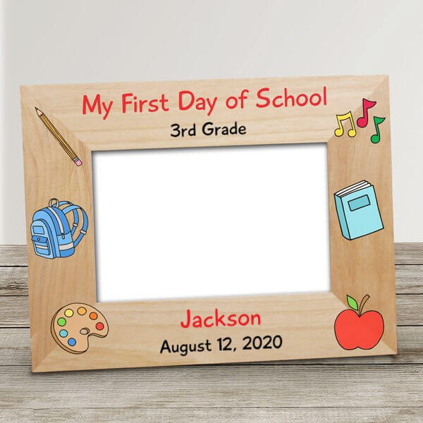 Bliss EDU Personalized Back to School Picture Frame