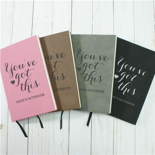 Personalized You've Got This Leather Journal