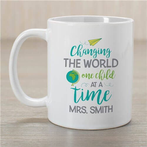 Personalized Changing the World Coffee Mug