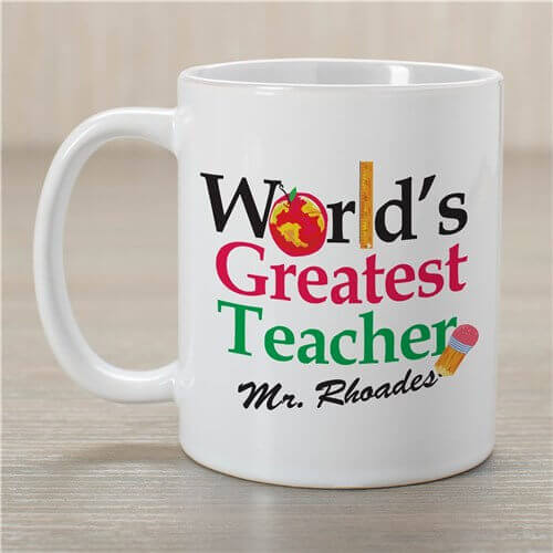 Personalized World's Greatest Teacher Coffee Mug